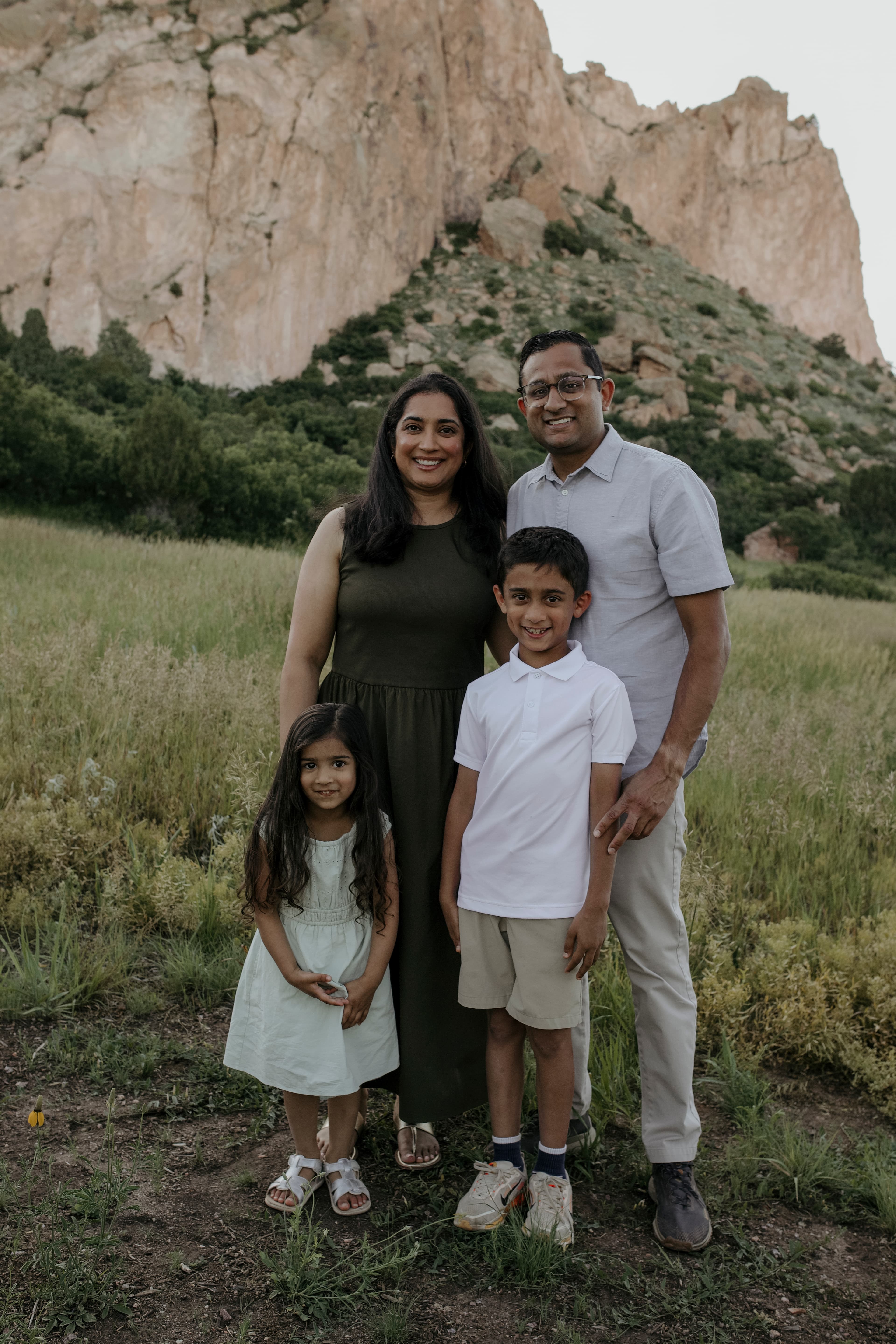 Dr. Patel with his family
